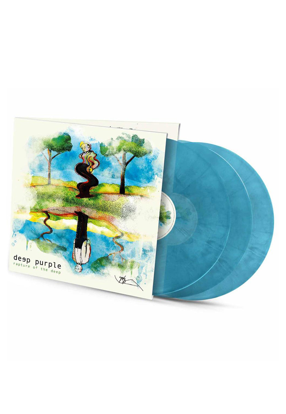 Deep Purple - Rapture Of The Deep (20th Anniversary Remix) Ltd. Transparent Sky Blue - Colored 3 Vinyl | Neutral-Image
