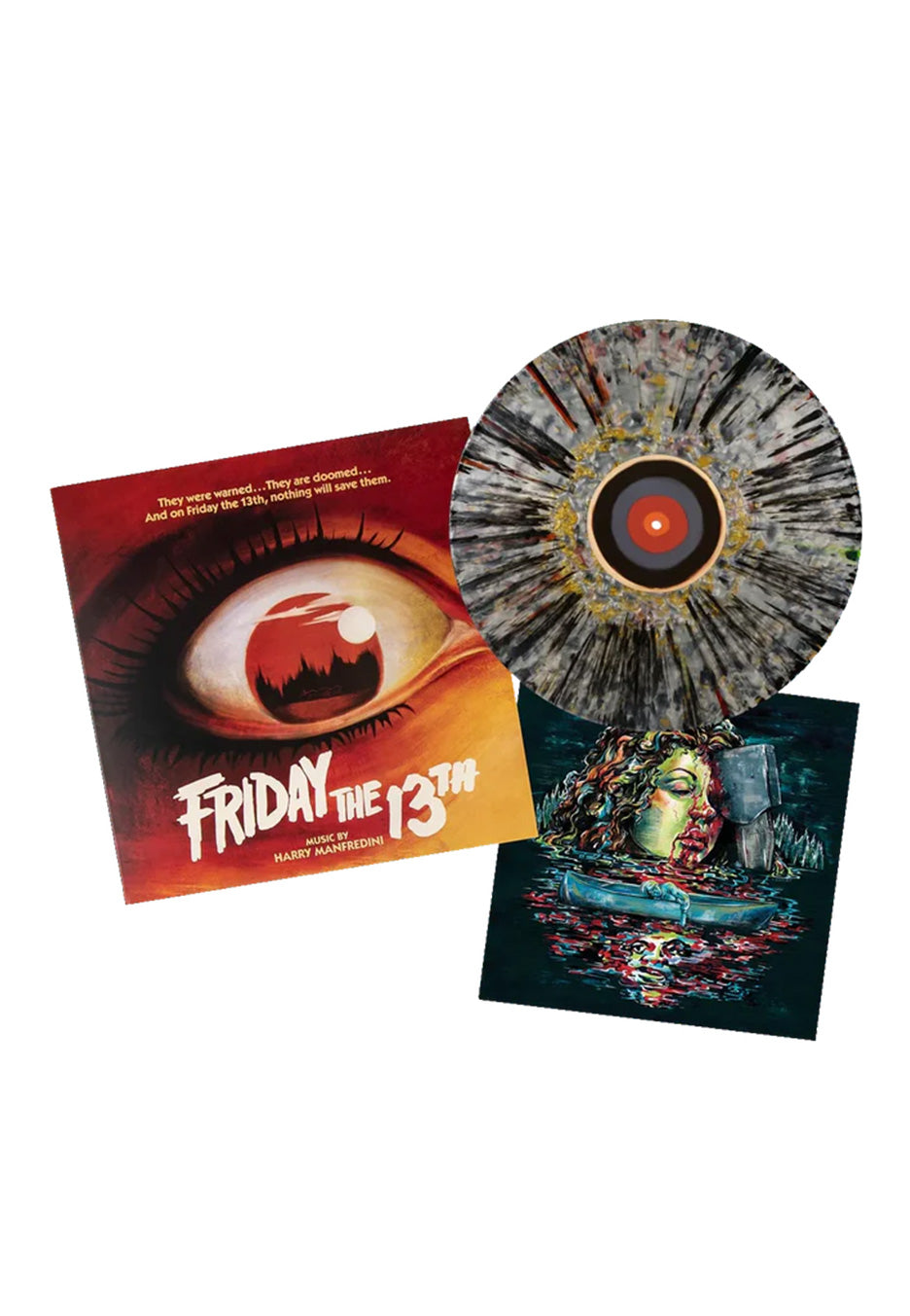 Friday The 13th - Friday The 13th Ltd. Clear w/ Blood Red/Black/Gold - Splattered Vinyl | Neutral-Image