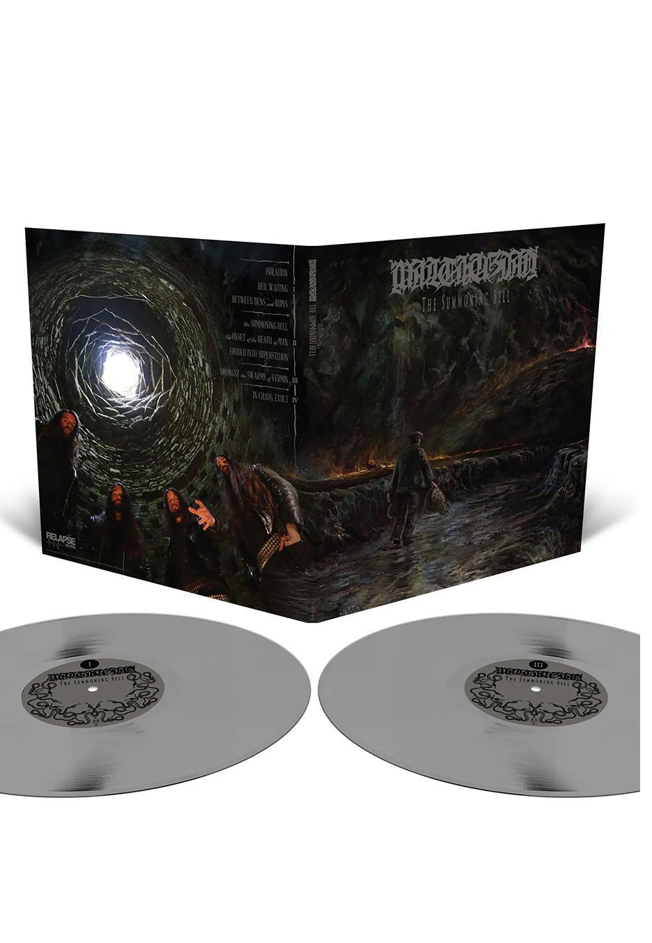 Malthusian - The Summoning Bell Metallic Silver - Colored 2 Vinyl | Neutral-Image