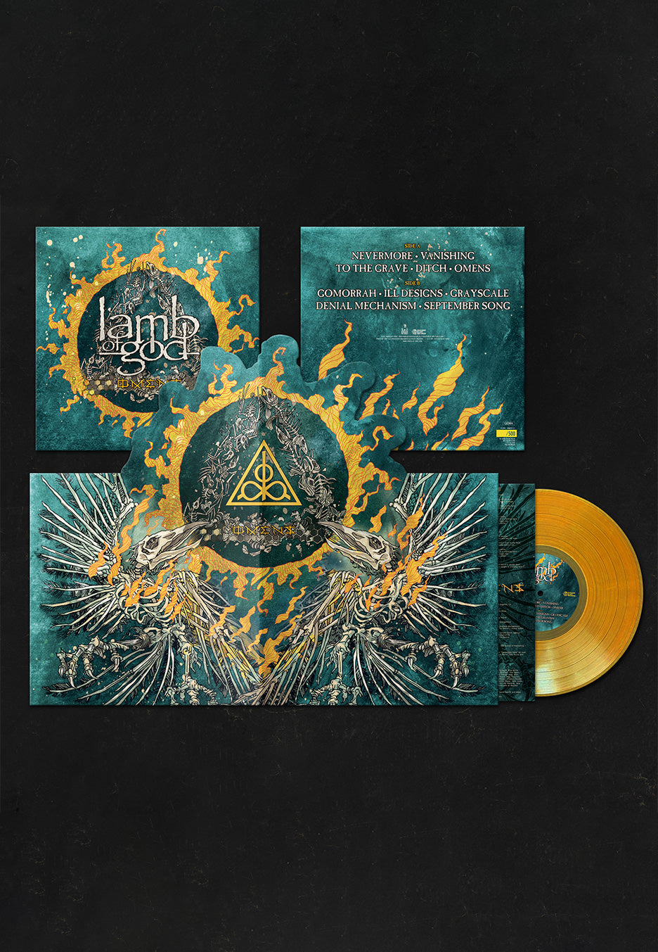 Lamb Of God - Omens Pop Up Ltd. Orange - Colored Vinyl | Neutral-Image