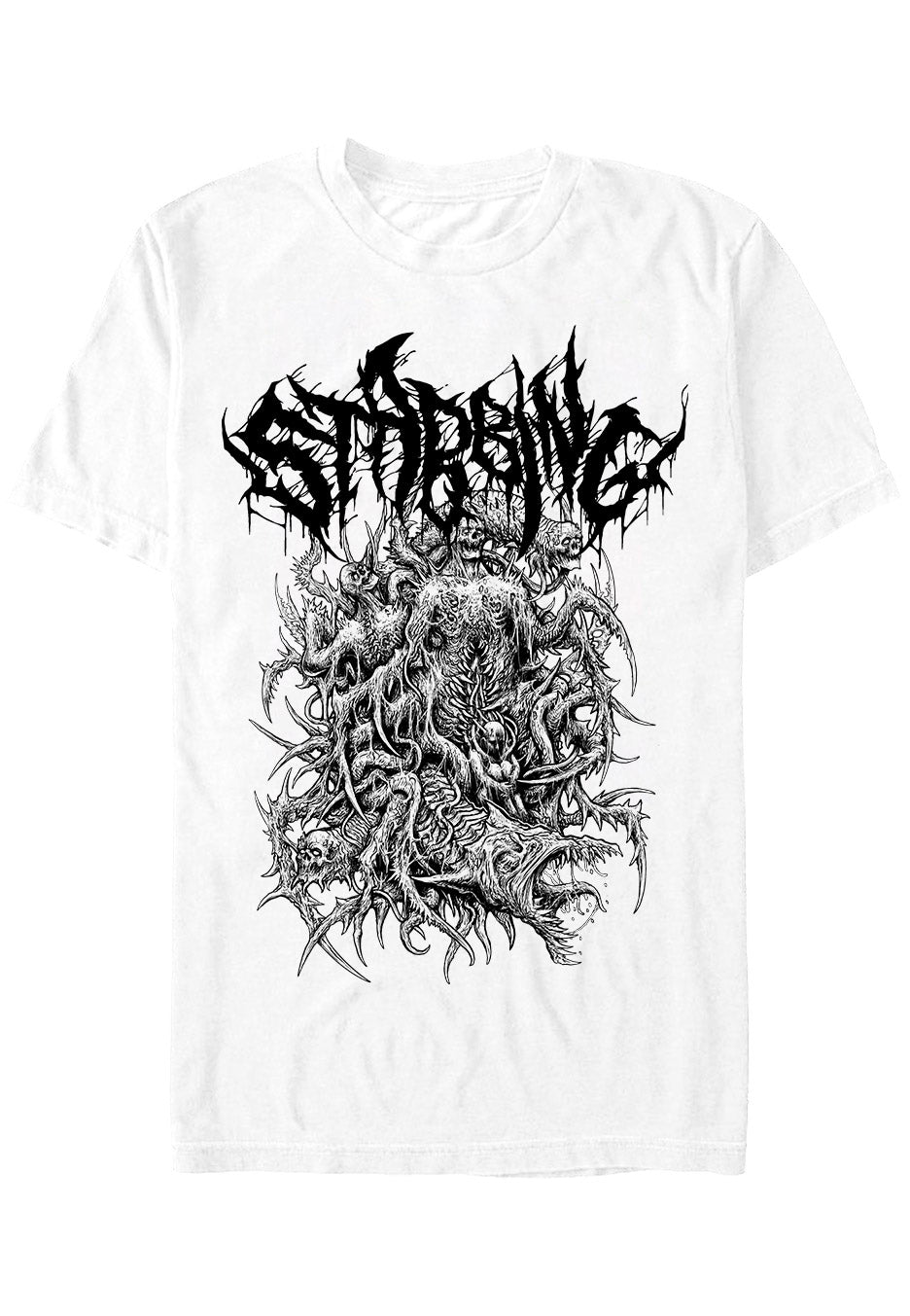 Stabbing - TXDM White - T-Shirt | Nuclear Blast