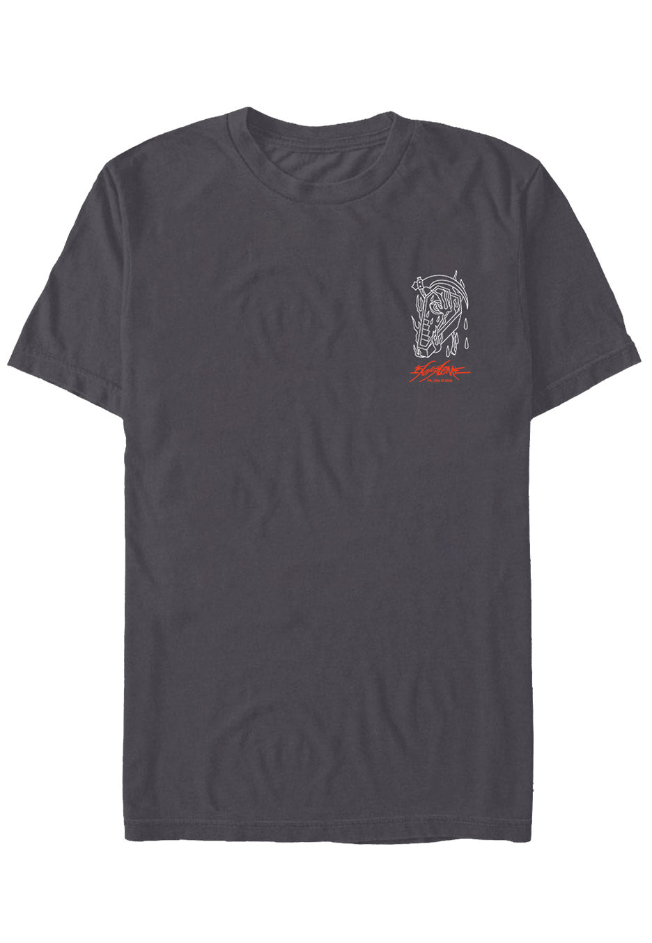 156/Silence - Coffin Charcoal - T-Shirt | Neutral-Image