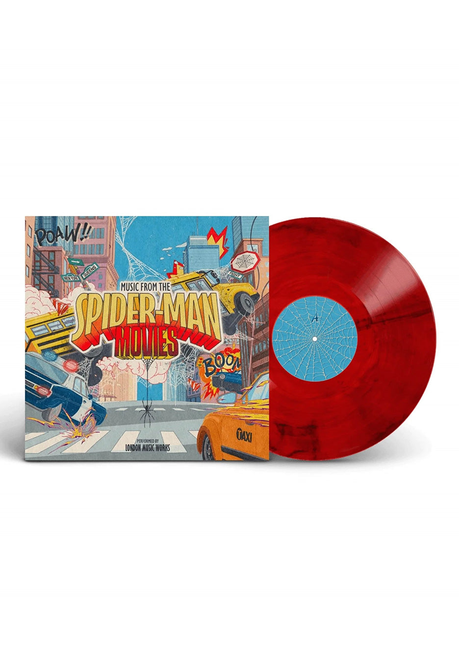 Spider-Man - Music From The Spider-Man Movies (London Music Works) Ltd. Red - Marbled Vinyl | Neutral-Image