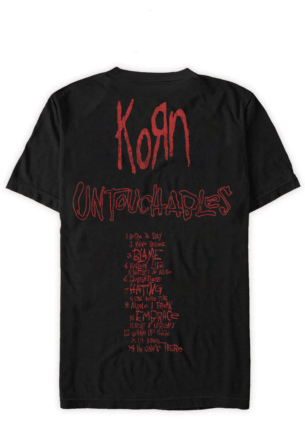 Korn Untouchables Tracks Camiseta