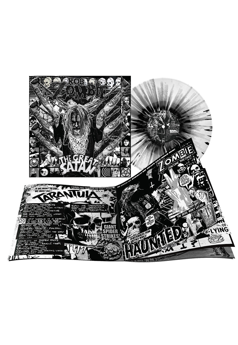 Rob Zombie - The Great Satan Ltd. Black And White - Splattered Vinyl | Neutral-Image