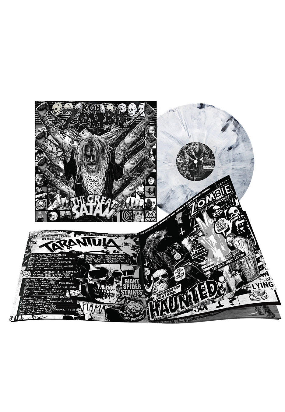 Rob Zombie - The Great Satan Ltd. Black And White - Marbled Vinyl | Neutral-Image