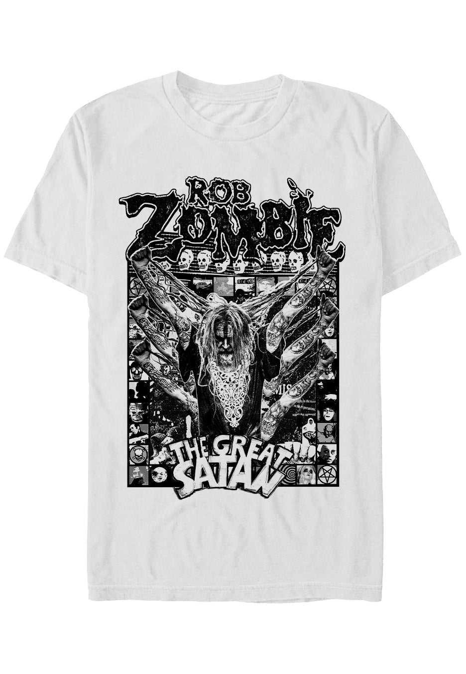 Rob Zombie - The Great Satan White - T-Shirt | Nuclear Blast