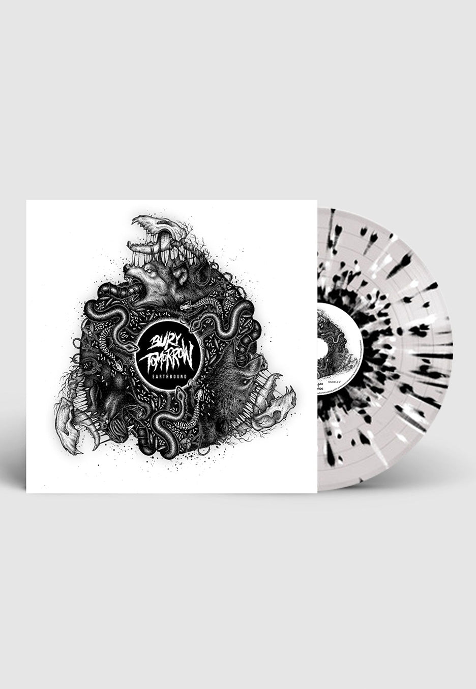 Bury Tomorrow - Earthbound Ltd. Clear w/ Black/White - Splattered Vinyl | Neutral-Image