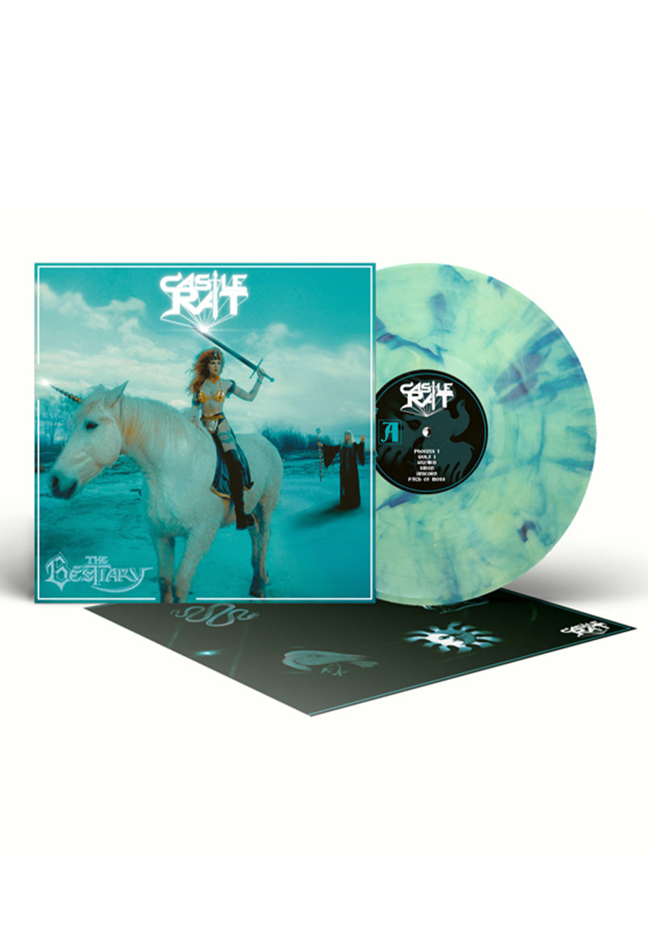 Castle Rat - The Bestiary Ltd. Sea Green + Blue Swirl - Marbled Vinyl | Neutral-Image