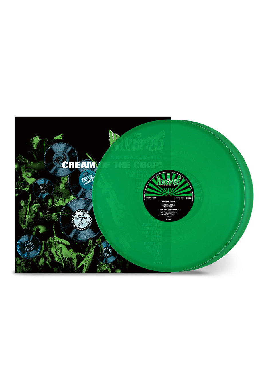 The Hellacopters - Cream Of The Crap! Collected Non-Album Works • Volume 3 Transp. Green - Colored 2 Vinyl | Neutral-Image
