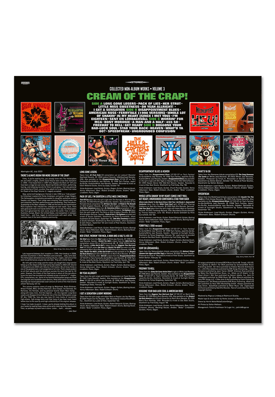 The Hellacopters - Cream Of The Crap! Collected Non-Album Works • Volume 3 - 2 Vinyl | Neutral-Image