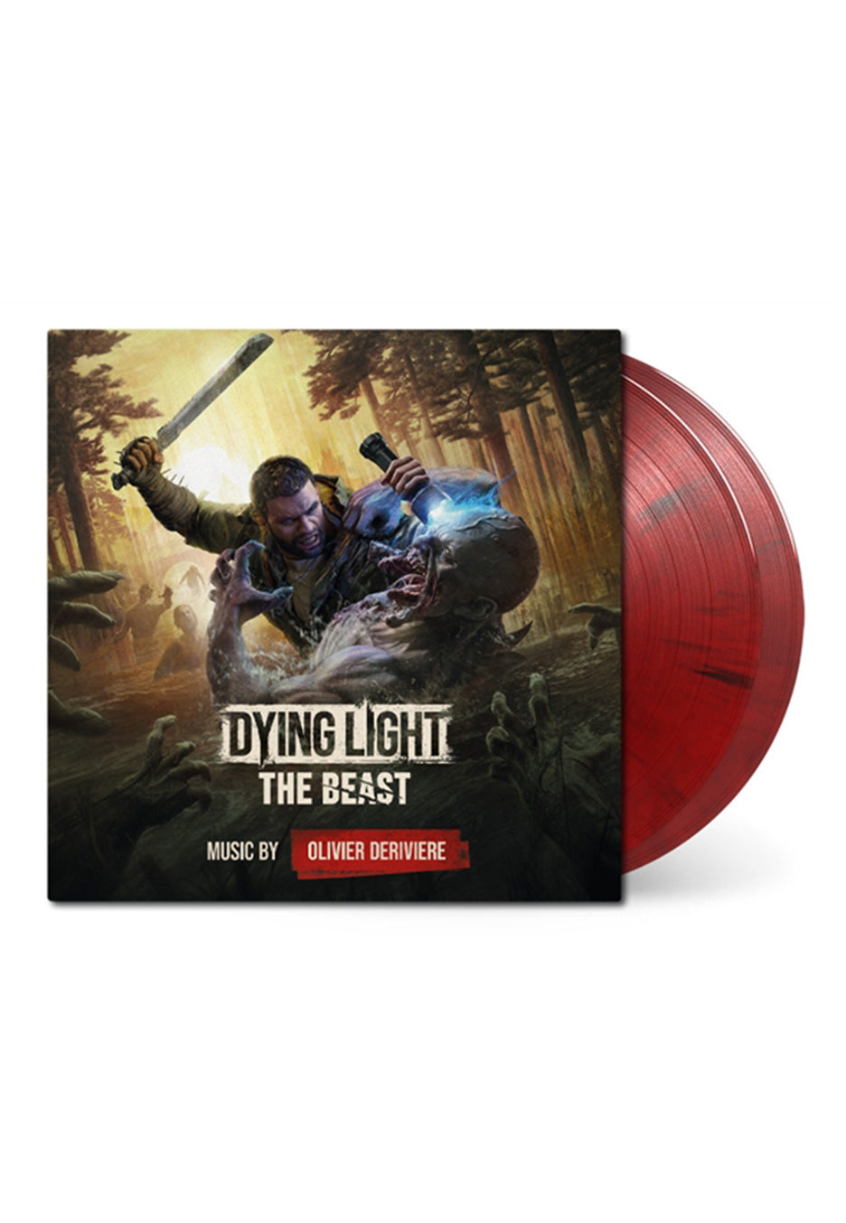 Dying Light - Dying Light: The Beast OST (Olivier Deriviere) Ltd. Red/Black - Marbled 2 Vinyl | Neutral-Image
