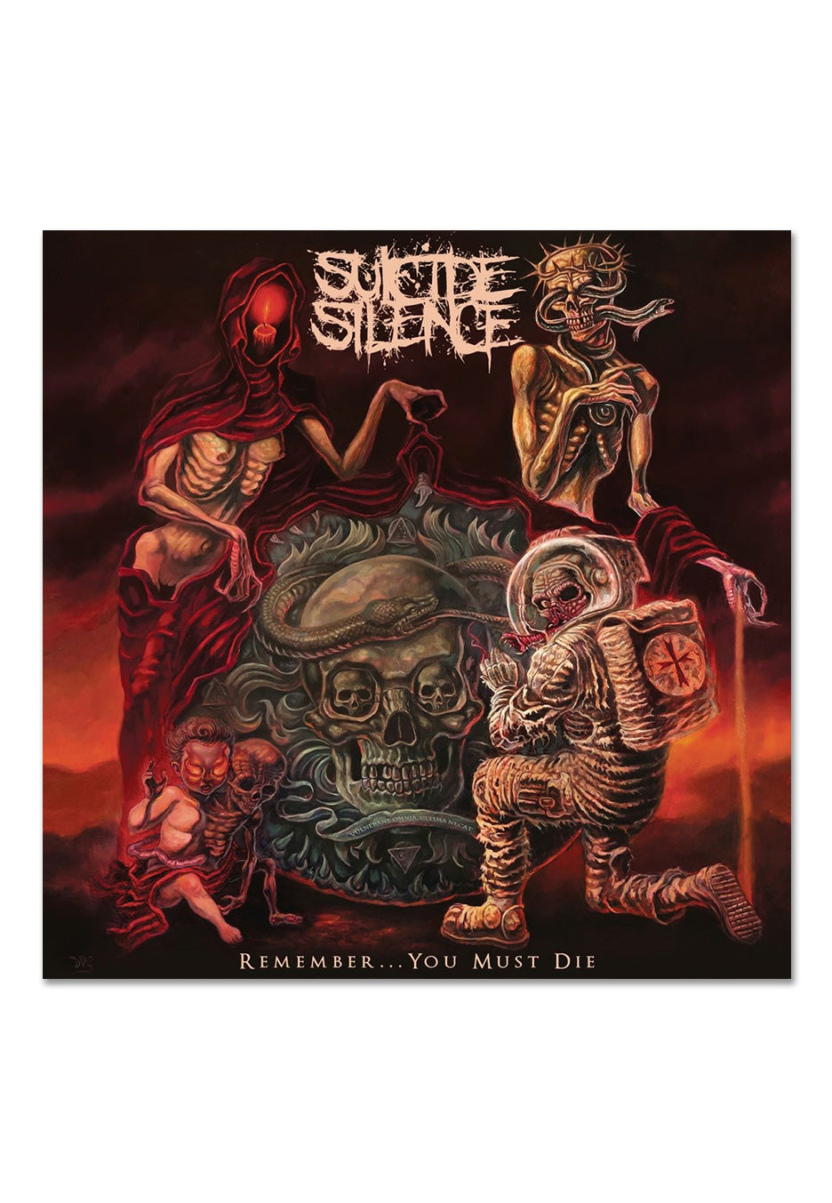 Suicide Silence - Remember...You Must Die Ltd. Gold w/ Blood Red - Splattered Vinyl | Neutral-Image