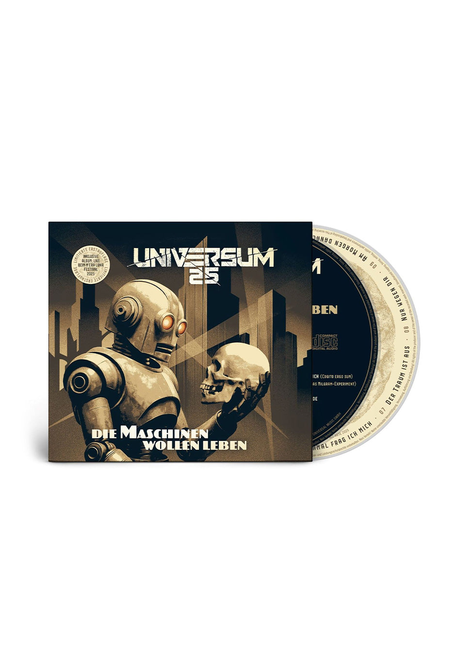 UNIVERSUM25 - Die Maschinen Wollen Leben (Ltd. Deluxe Edition) - Digipak 2 CD | Neutral-Image