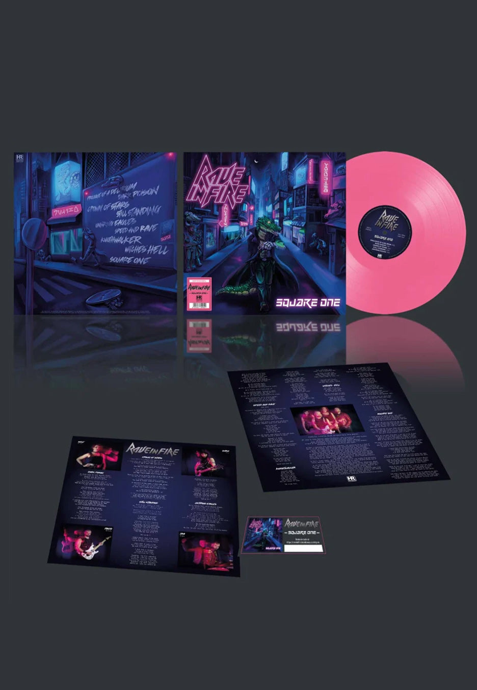 Rave In Fire - Square One Ltd. Hot Pink - Vinyl | Neutral-Image