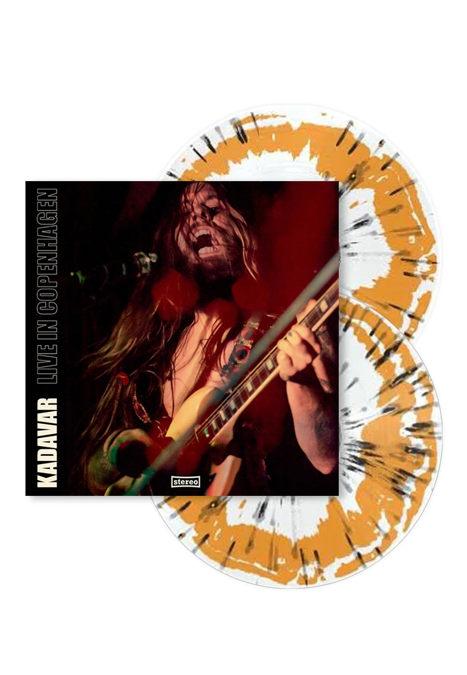 Kadavar - Live In Copenhagen Ltd. White/Orange/Black Indie Exclusive - Splattered 2 Vinyl | Neutral-Image