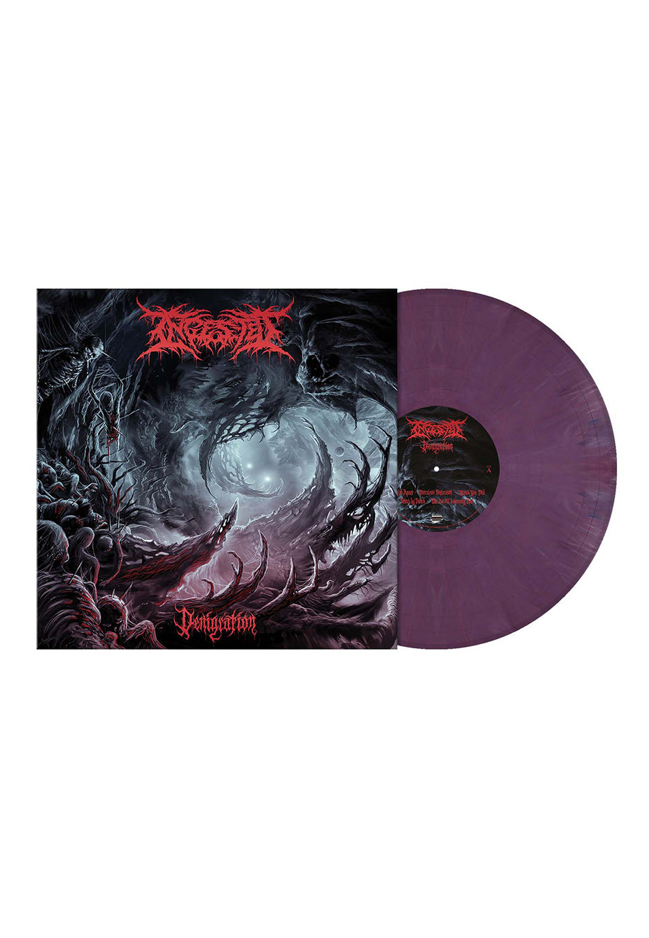 Ingested - Denigration Ltd. Purple w/ Red & White Highlights - Colored Vinyl | Neutral-Image