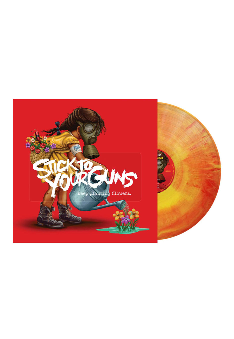 Stick To Your Guns - Keep Planting Flowers Ltd. Red Yellow Galaxy - Marbled Vinyl | Neutral-Image