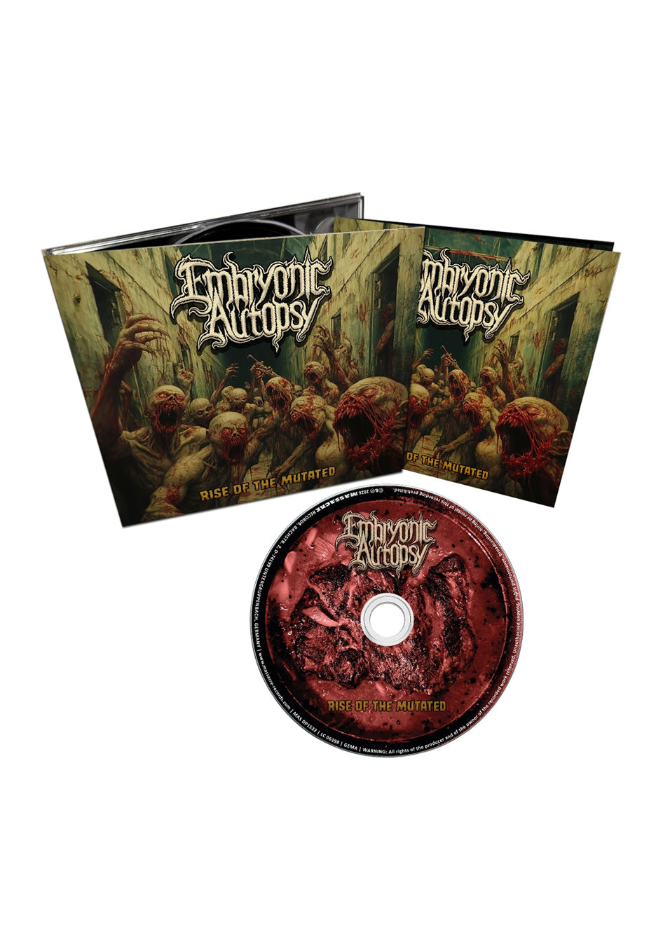 Embryonic Autopsy - Rise Of The Mutated - Digipak CD | Neutral-Image