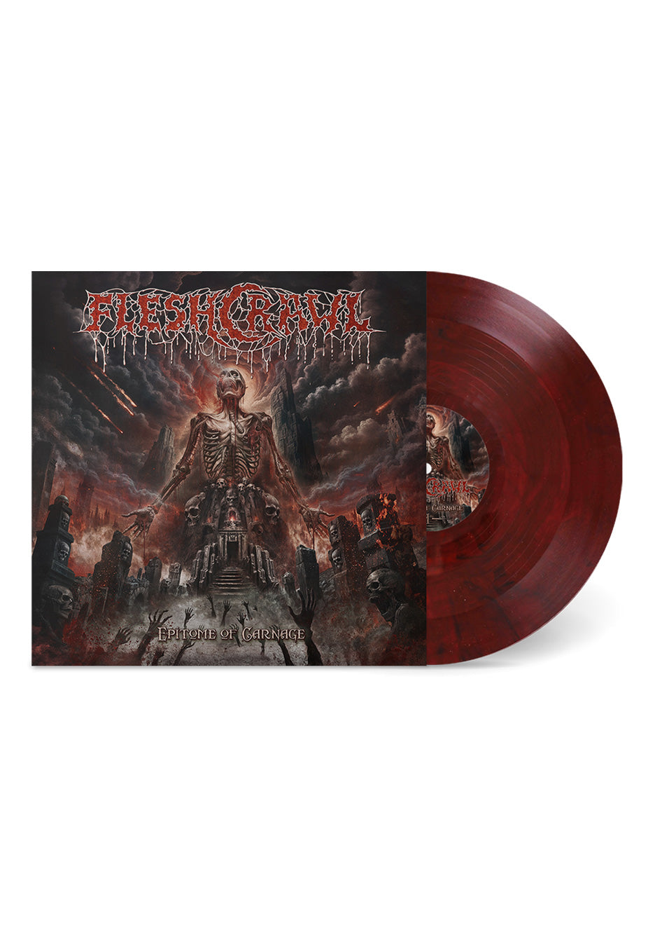 Fleshcrawl - Epitome Of Carnage Ltd. Carnivorous Wrath - Marbled Vinyl | Neutral-Image