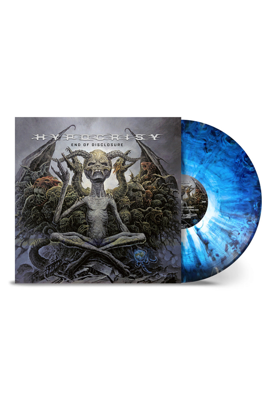 Hypocrisy - End Of Disclosure (Reissue 2026) Ltd. Blue/White/Black - Splattered Vinyl | Neutral-Image
