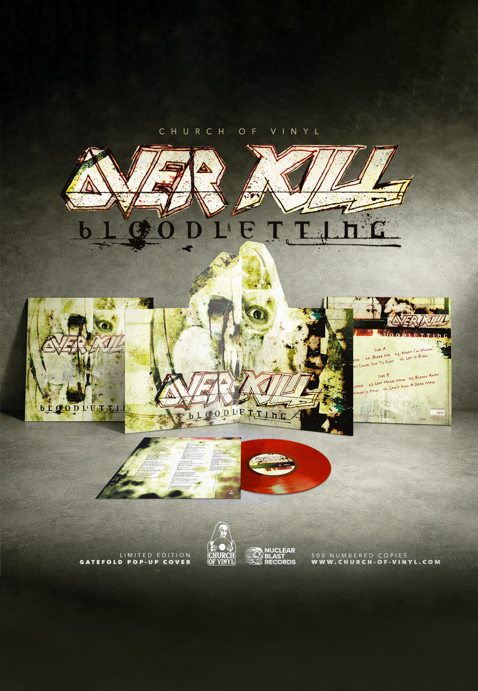 Overkill - Bloodletting Ltd. Red - Colored PopUp Vinyl | Neutral-Image