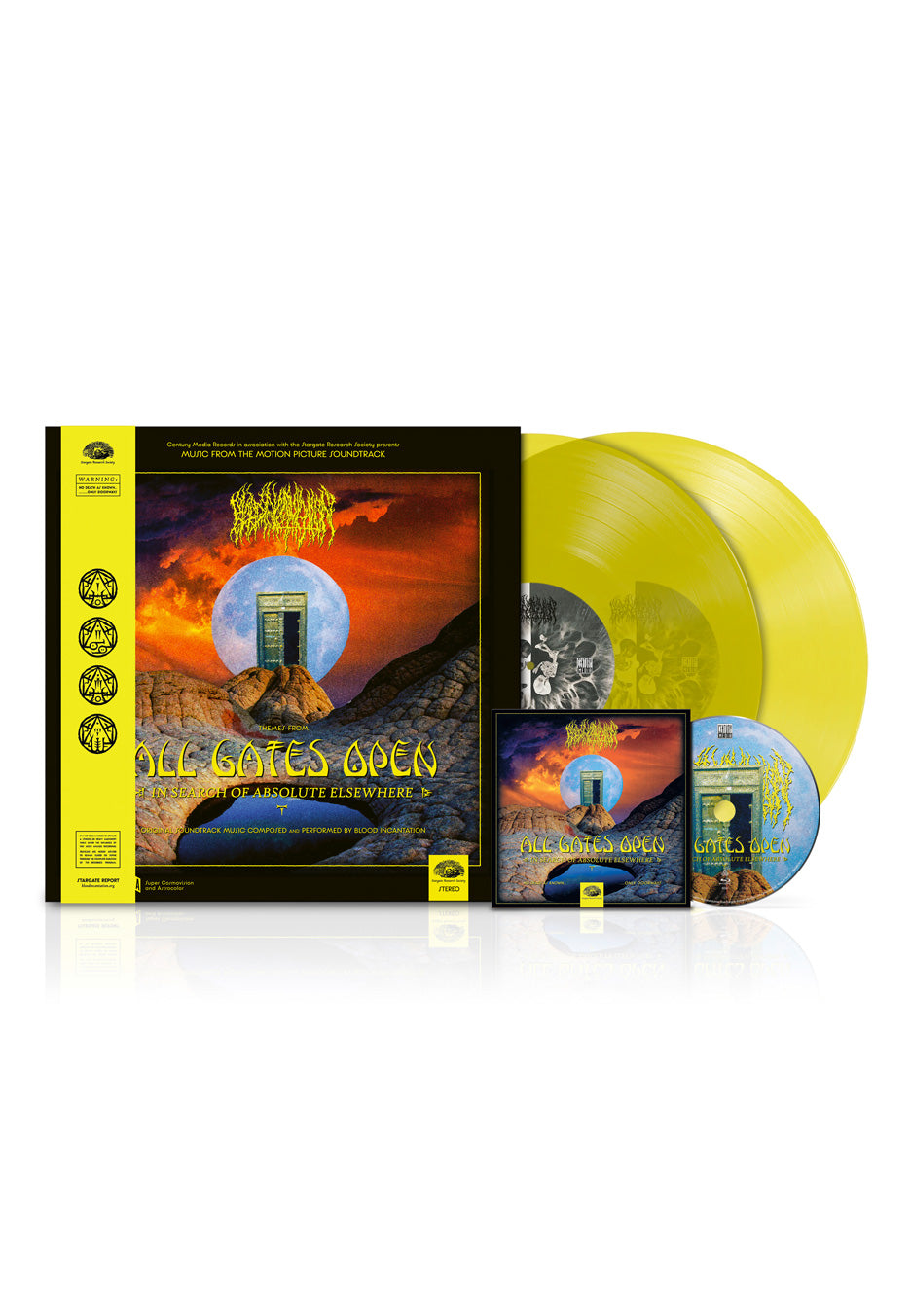 Blood Incantation - All Gates Open (Original Motion Picture Soundtrack) Ltd. Yellow - Colored 2 Vinyl + Bluray | Neutral-Image