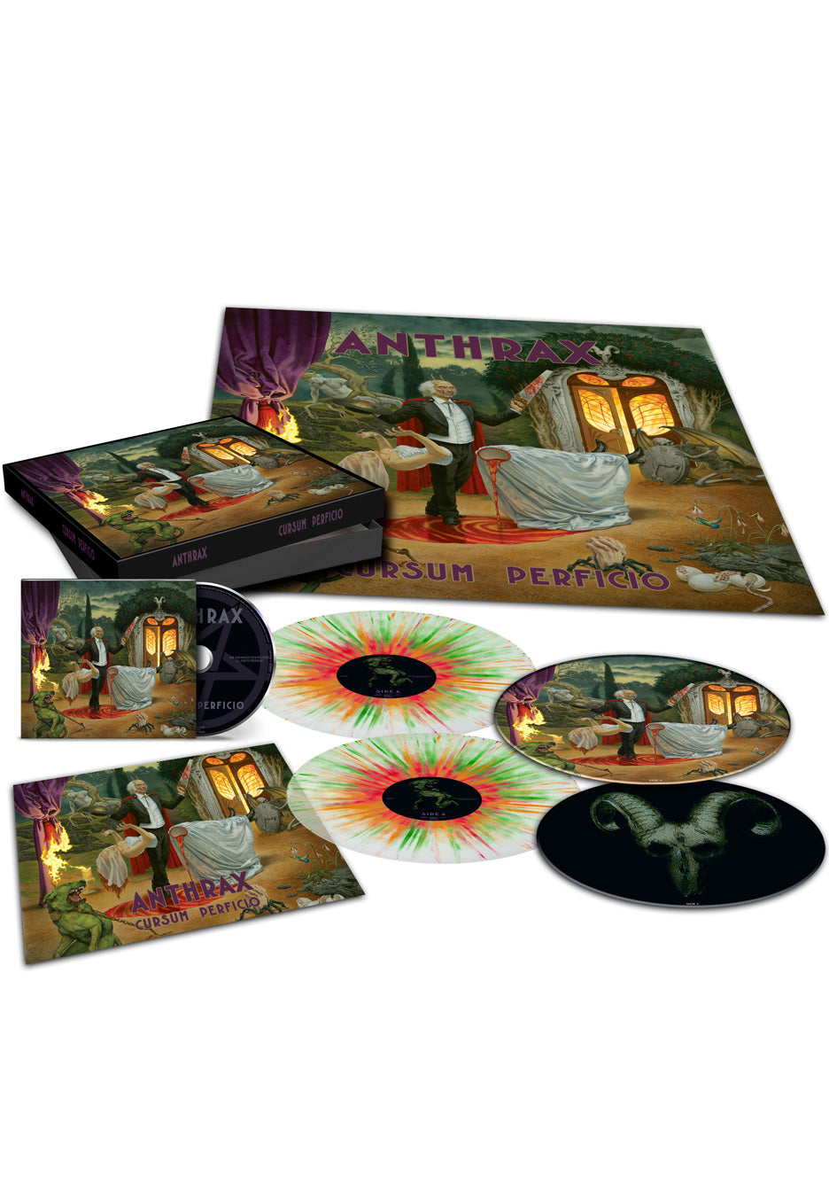 Anthrax - Cursum Perficio Ltd. - Picture & Splattered Vinyl + Pop-Up Boxset | Neutral-Image
