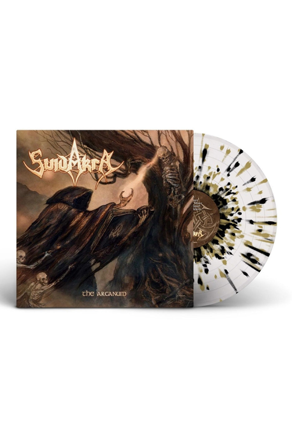 Suidakra - The Arcanum Ltd. Crystal Clear w/ Gold/Black - Splattered Vinyl | Neutral-Image
