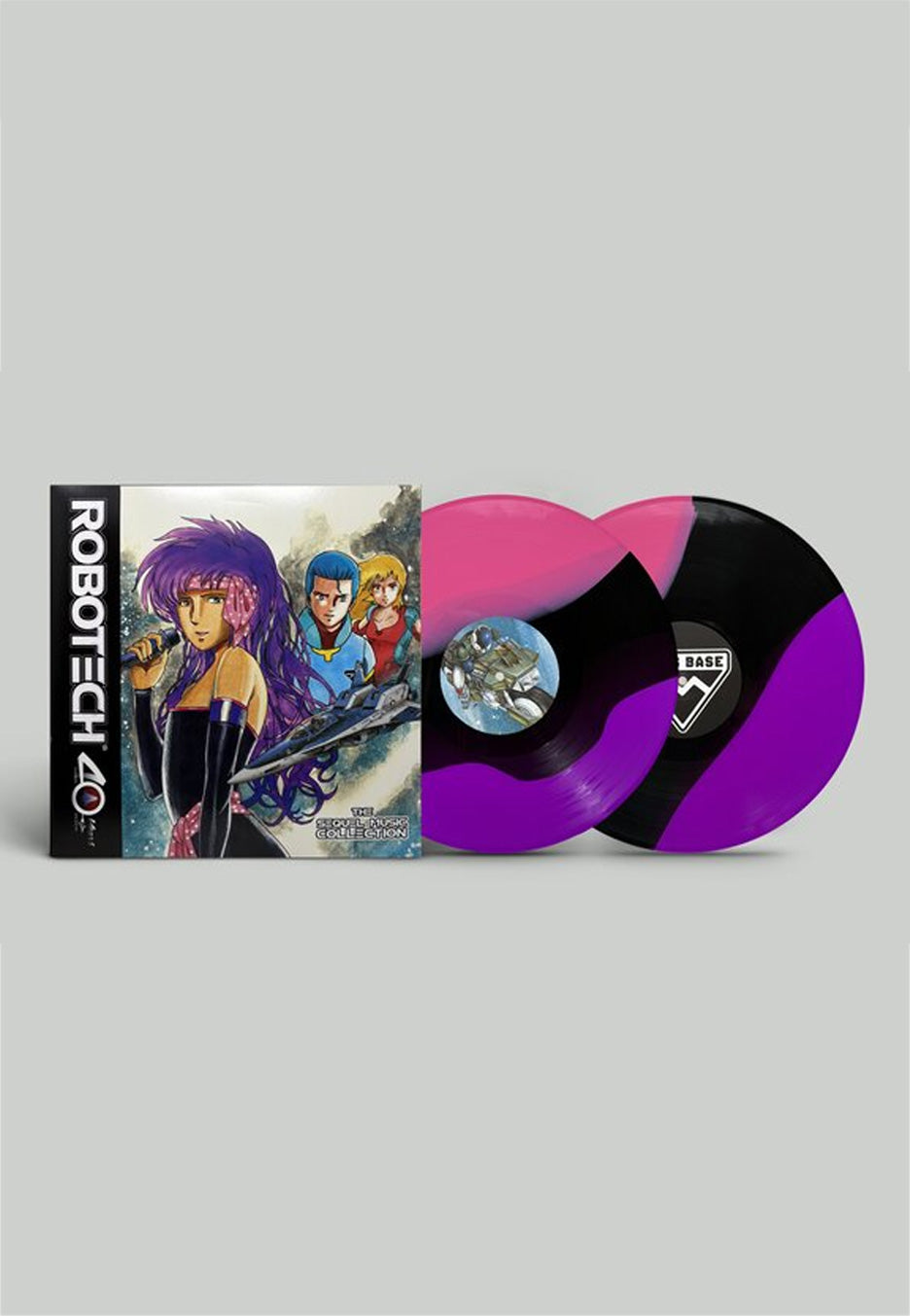 Robotech - Robotech 3: Sequel Music Ltd. Pink/Black/Purple - Colored 2 Vinyl | Neutral-Image