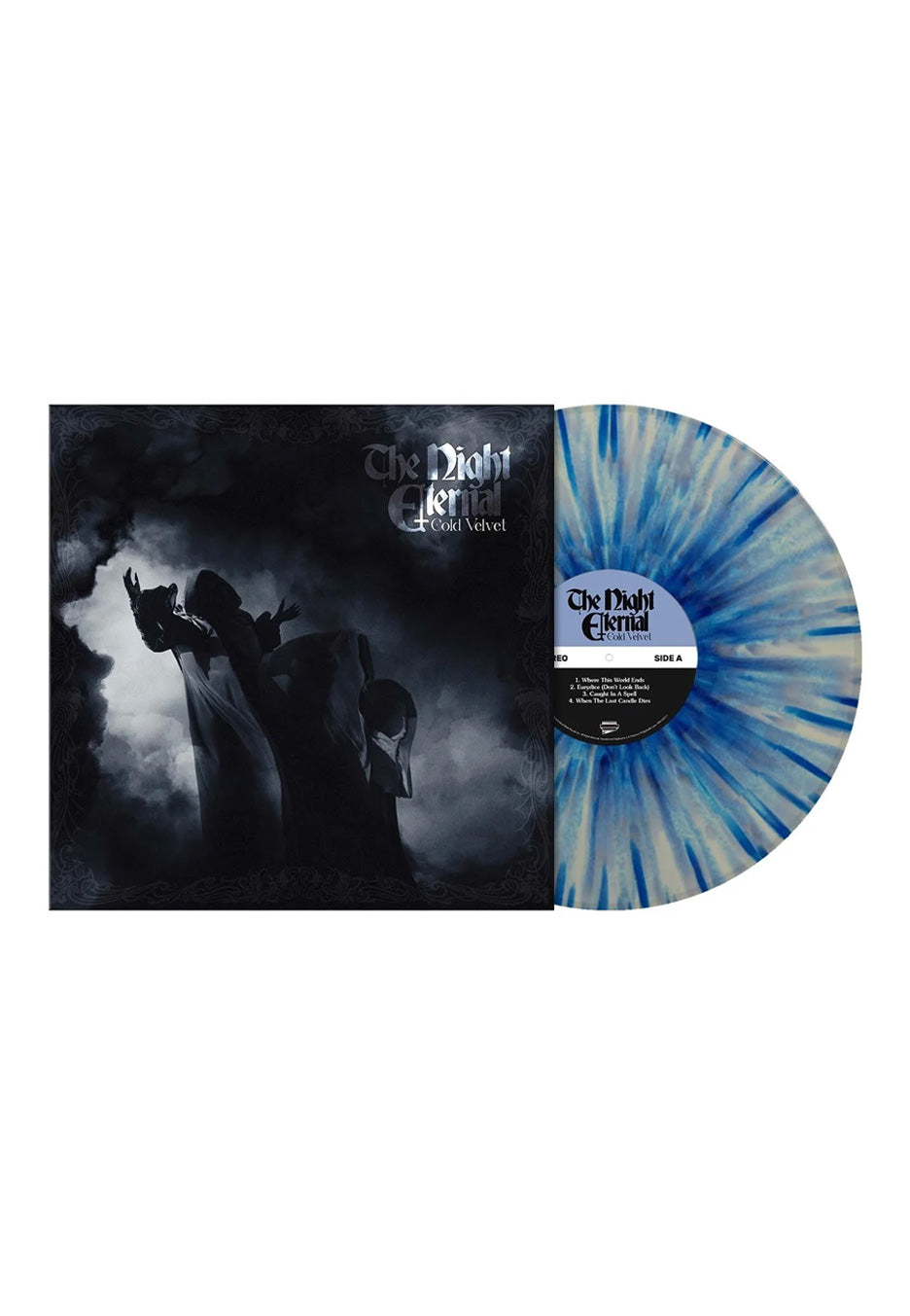 The Night Eternal - Cold Velvet Ltd. Light Grey w/ Blue - Splattered Vinyl | Neutral-Image