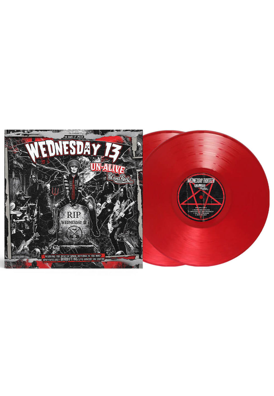 Wednesday 13 - Un-Alive from Pol'and'Rock 2025 Ltd. Red - Colored 2 Vinyl | Neutral-Image