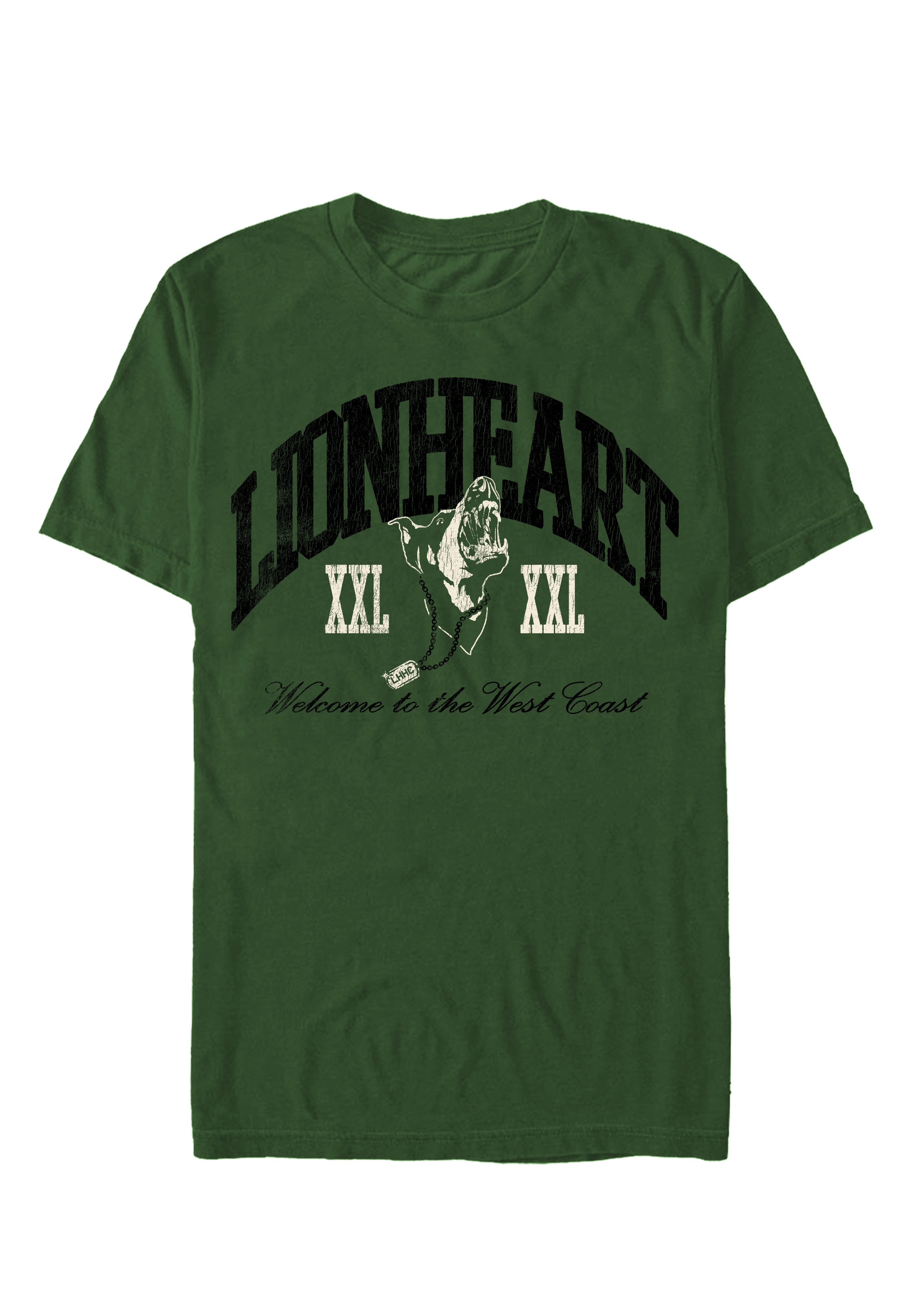 Lionheart Bite Back Green Camiseta