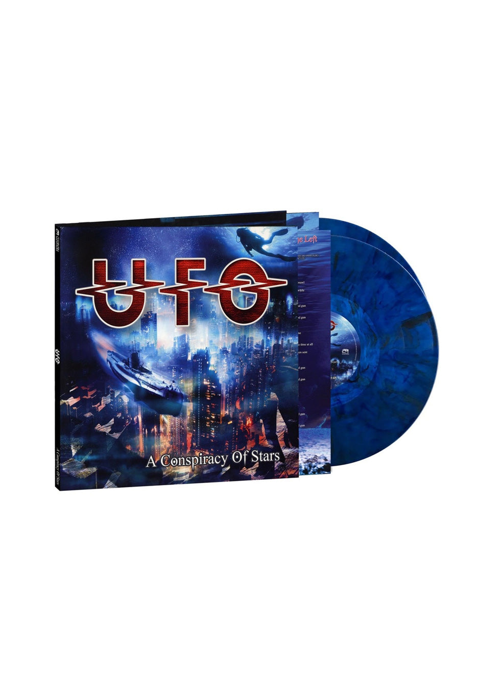 UFO - A Conspiracy Of Stars Ltd. Blue/Black - Marbled 2 Vinyl | Neutral-Image