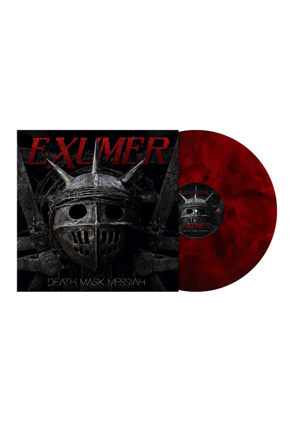 Exumer - Death Mask Messiah Galaxy Red & Black - Colored Vinyl | Neutral-Image
