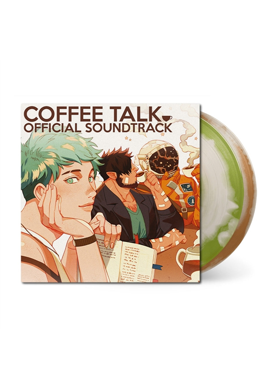 Coffee Talk Coffe Talk OST (Andrew Jeremy) Ltd. Green Tea Latte & Cappuccino Colored 2 Vinyl