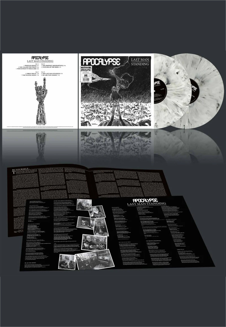 Apocalypse Last Man Standing Ltd. White/Black Marbled 2 Vinyl