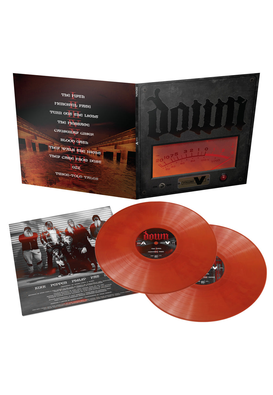 Down - Volume V Ltd. Orange And Red Galaxy - Colored 2 Vinyl | Neutral-Image
