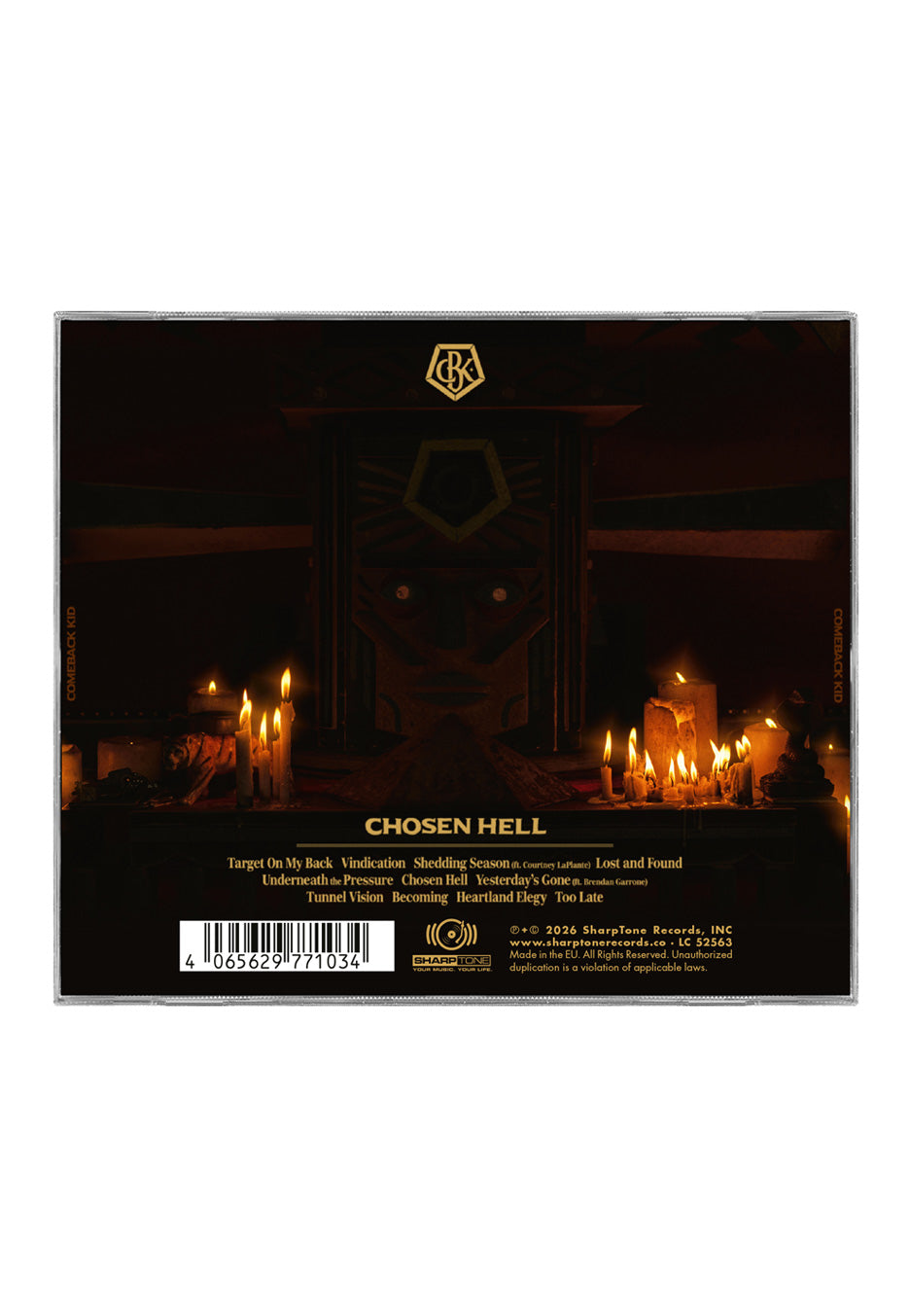 Comeback Kid Chosen Hell CD