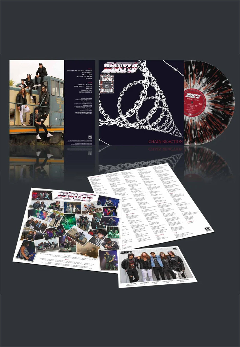Chain Reaction records 4枚まとめ売り Wanted - Chain Reaction Ltd. Black Ice w/ White/Red - Splattered