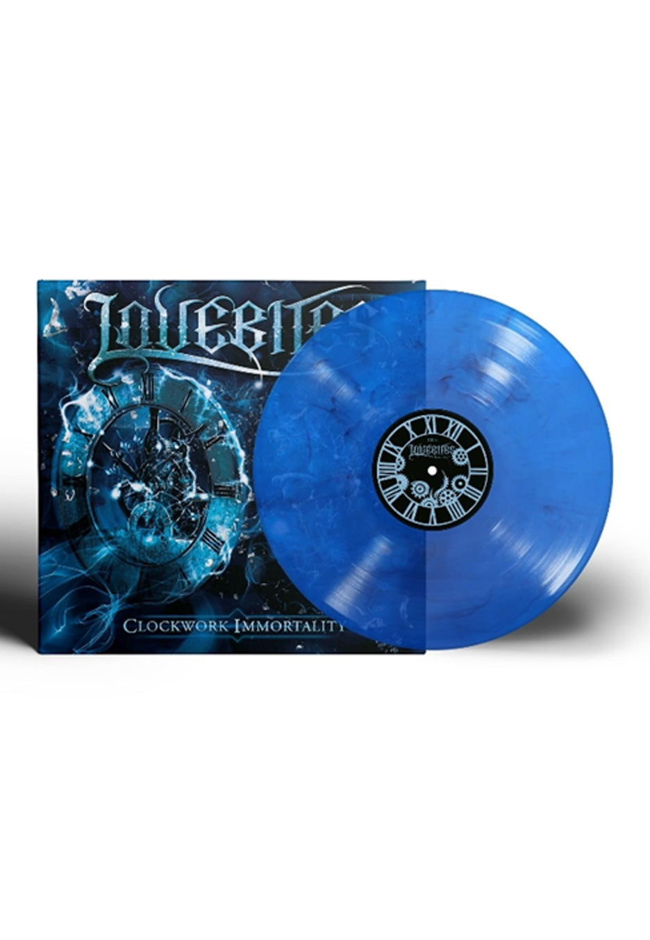 LOVEBITES Clockwork Immortality ポスター Lovebites - Clockwork Immortality Ltd. Blue/Transparent - Marbled Viny
