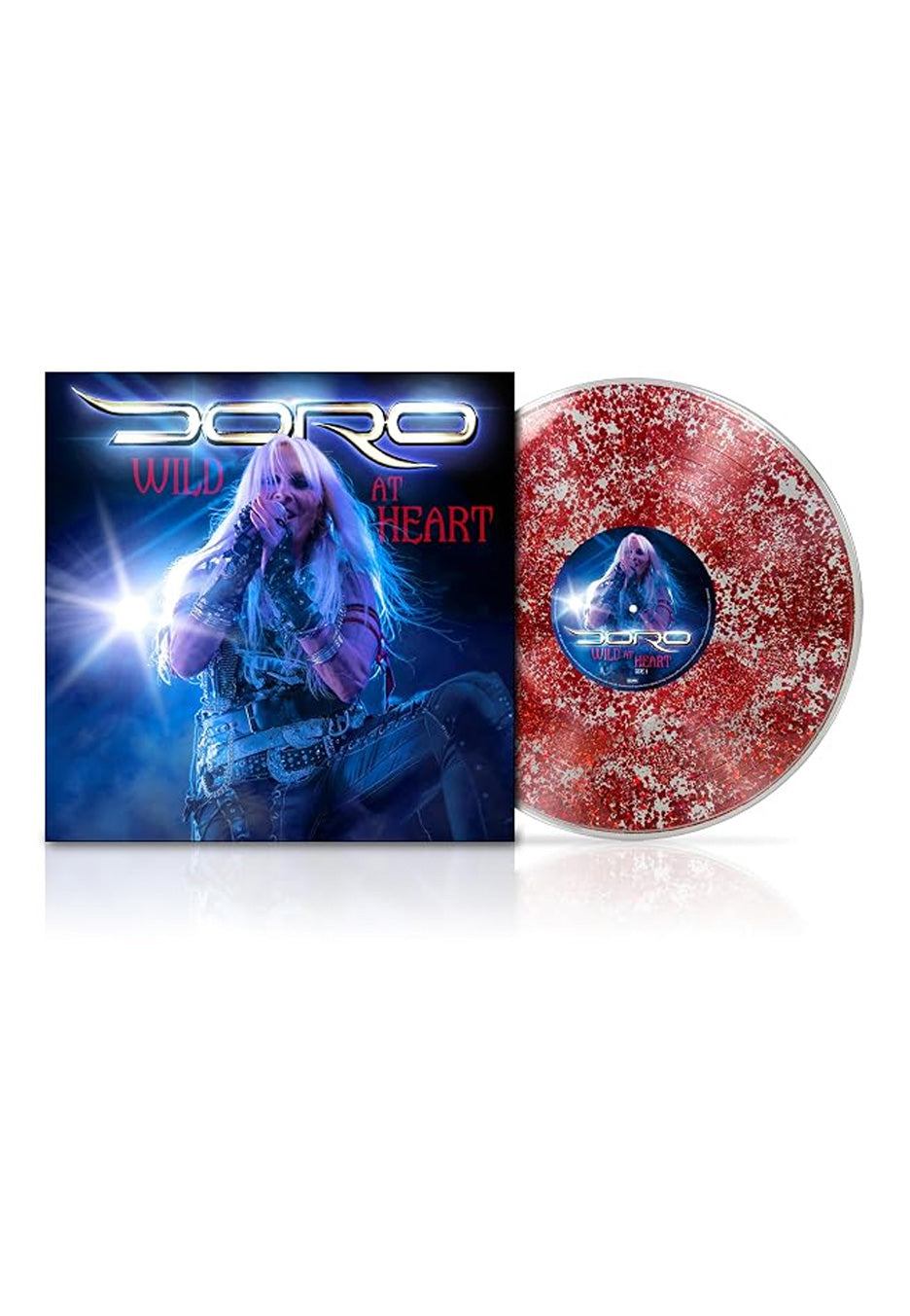 Doro Wild At Heart Ltd. Red Glitter Liquid Vinyl