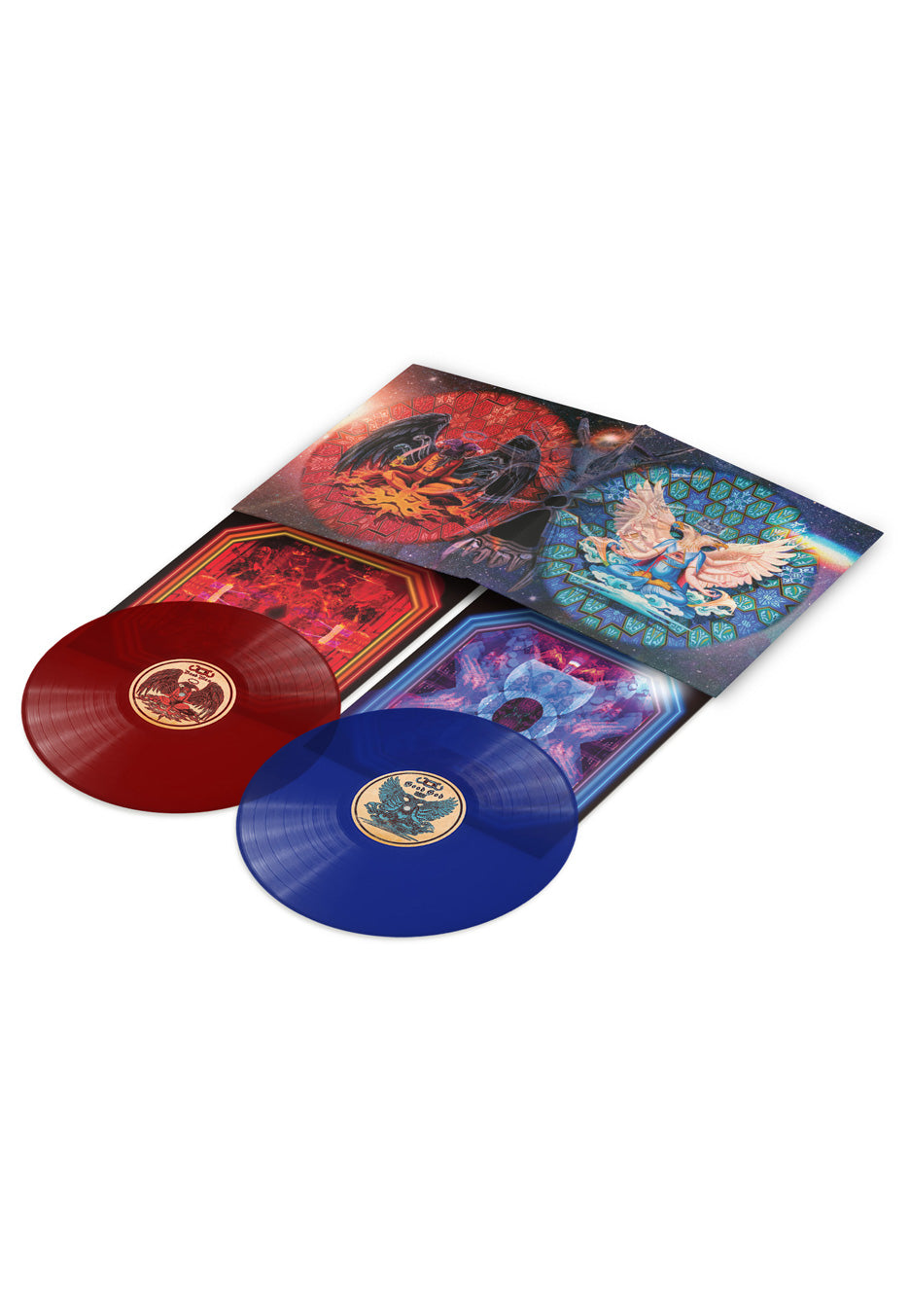 Corrosion Of Conformity Good God/ Baad Man Transparent Blue & Red Colored 2 Vinyl + OBI