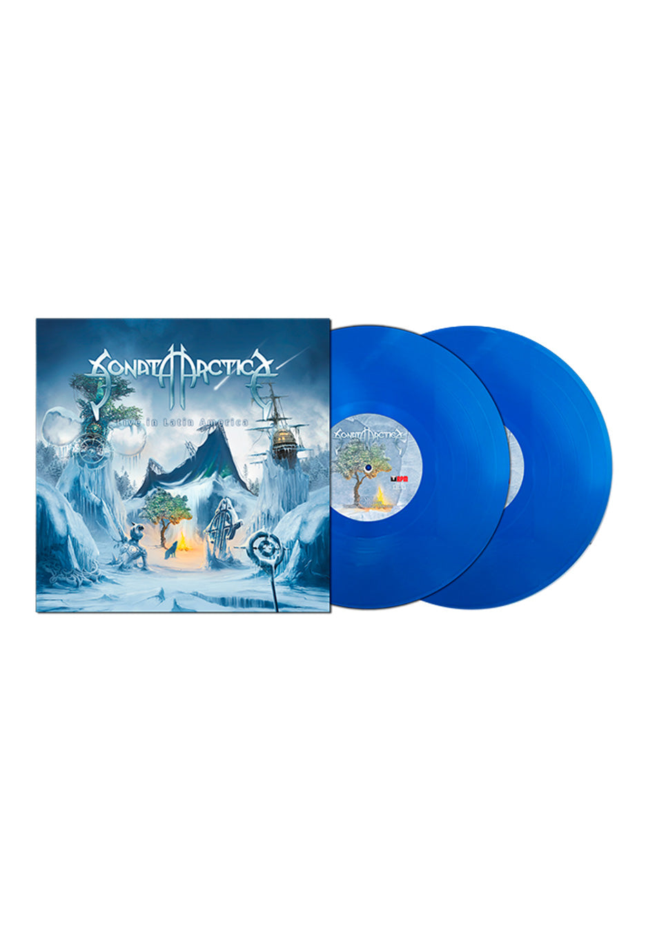 Sonata Arctica Live In Latin America Ltd. Transparent Blue Colored 2 Vinyl
