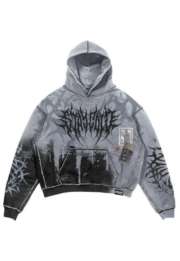 Stay Cold Apparel - Earthworn Heavy Oversized Blue - Hoodie | Neutral-Image