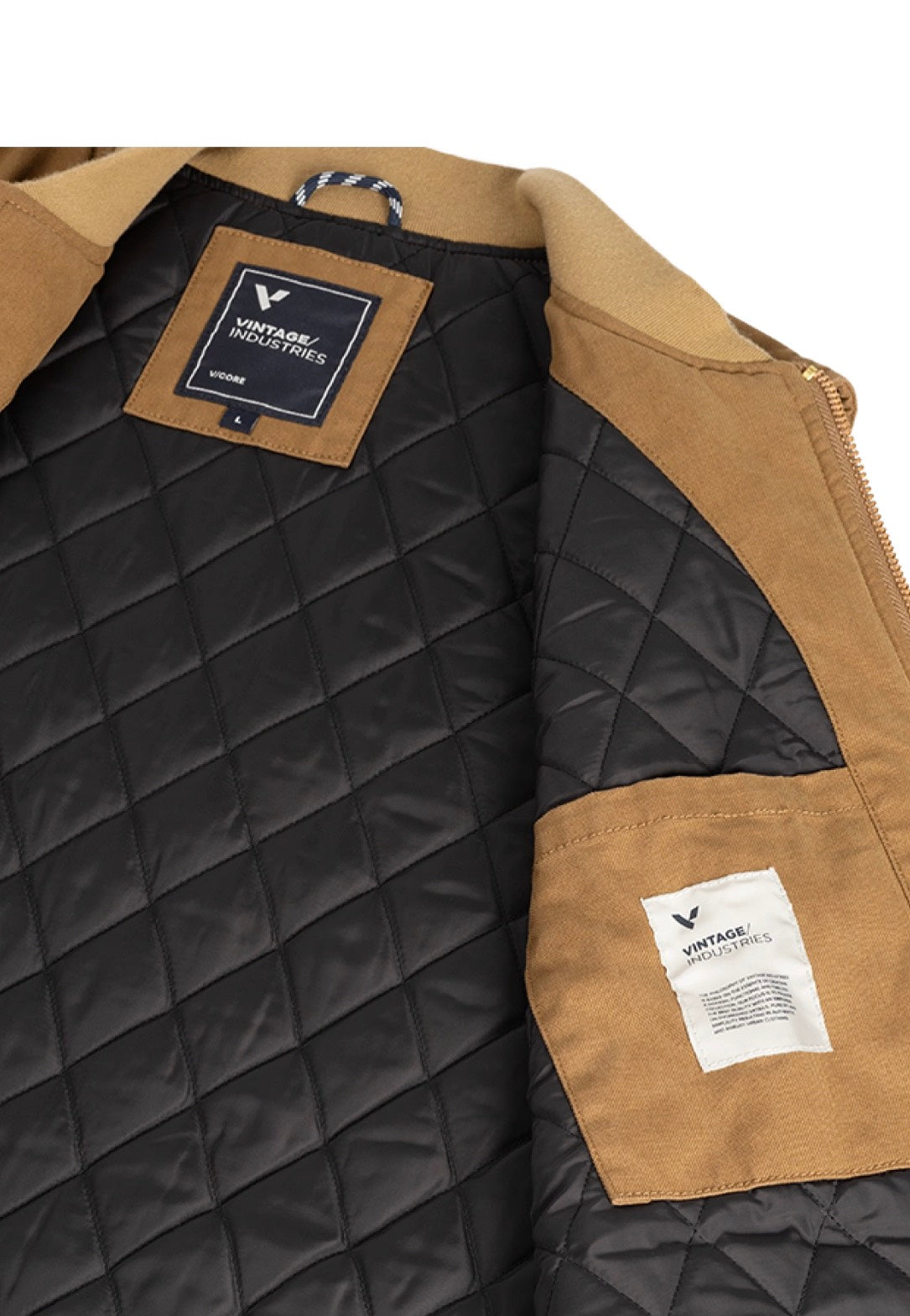 Vintage Industries - Hallet Bodywarmer Dark Tan - Vest | Men-Image