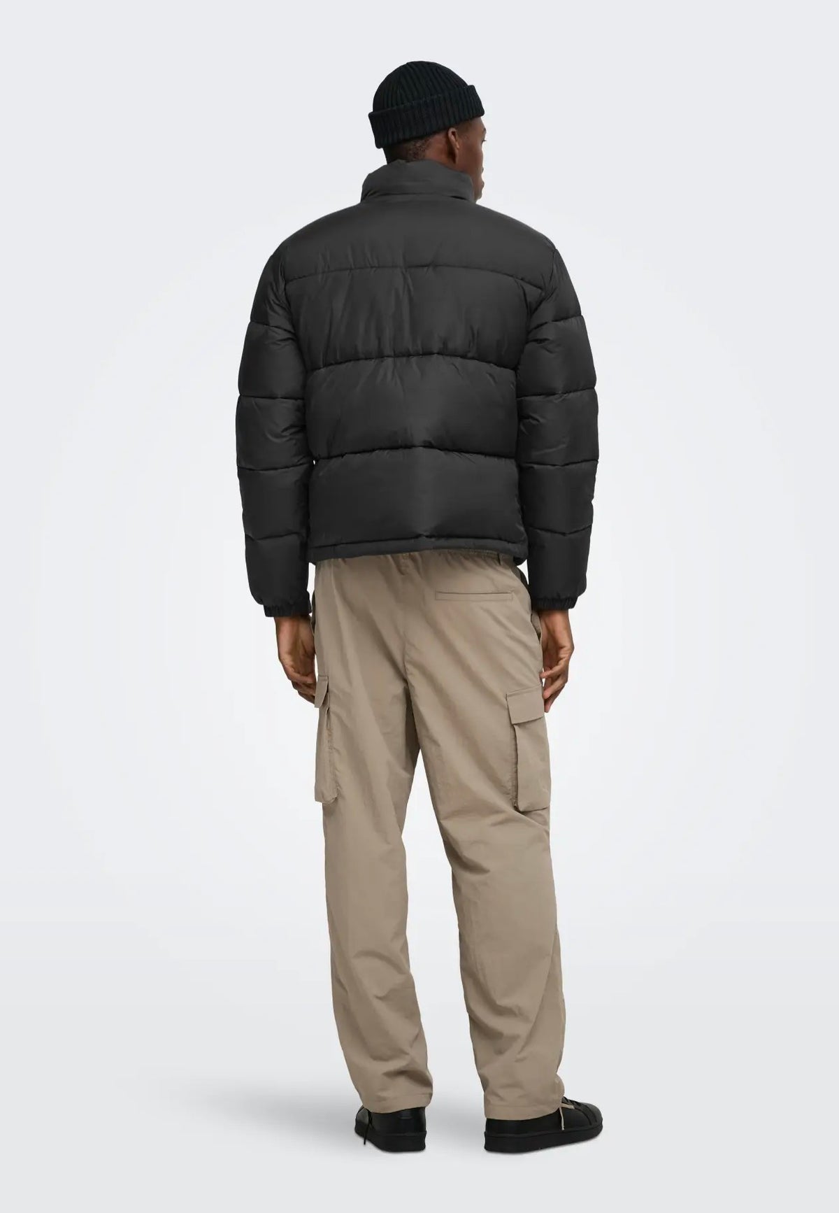 Only & Sons Maverick Puffer Black/Black Chaqueta