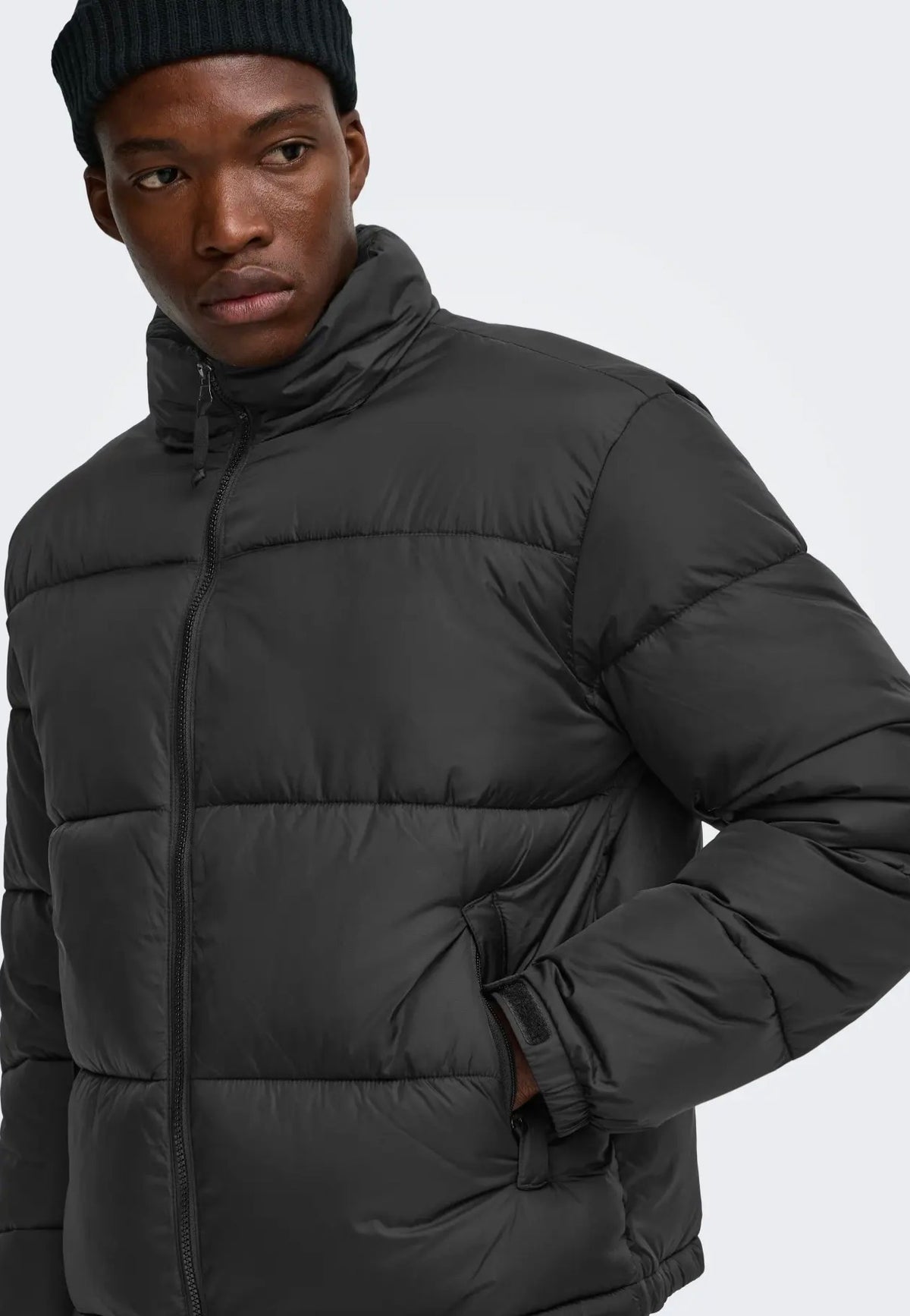 Only & Sons Maverick Puffer Black/Black Chaqueta
