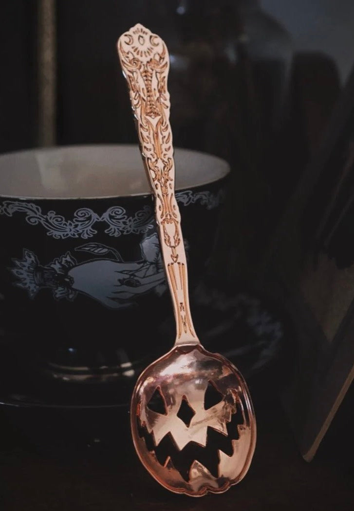 Lively Ghosts - Haunted Hallows Set Of 2 Rose Gold - Tea Spoon | Neutral-Image
