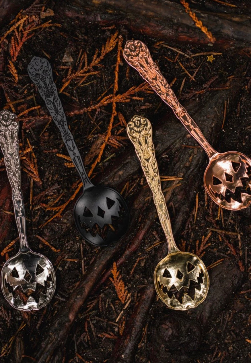 Lively Ghosts - Haunted Hallows Set Of 2 Rose Gold - Tea Spoon | Neutral-Image
